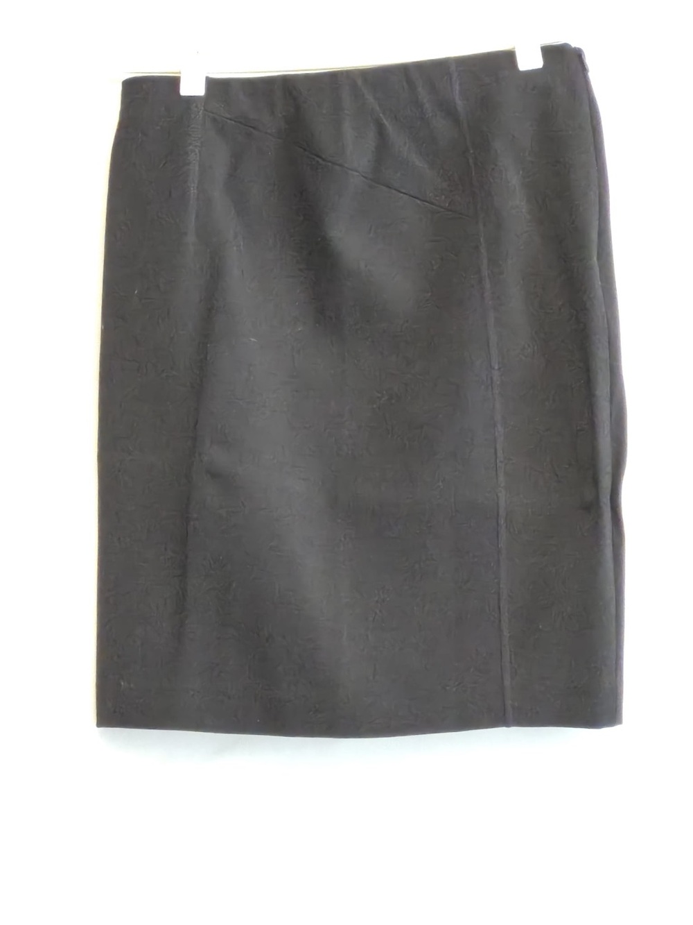 Ann Taylor Black Textured Pencil Skirt